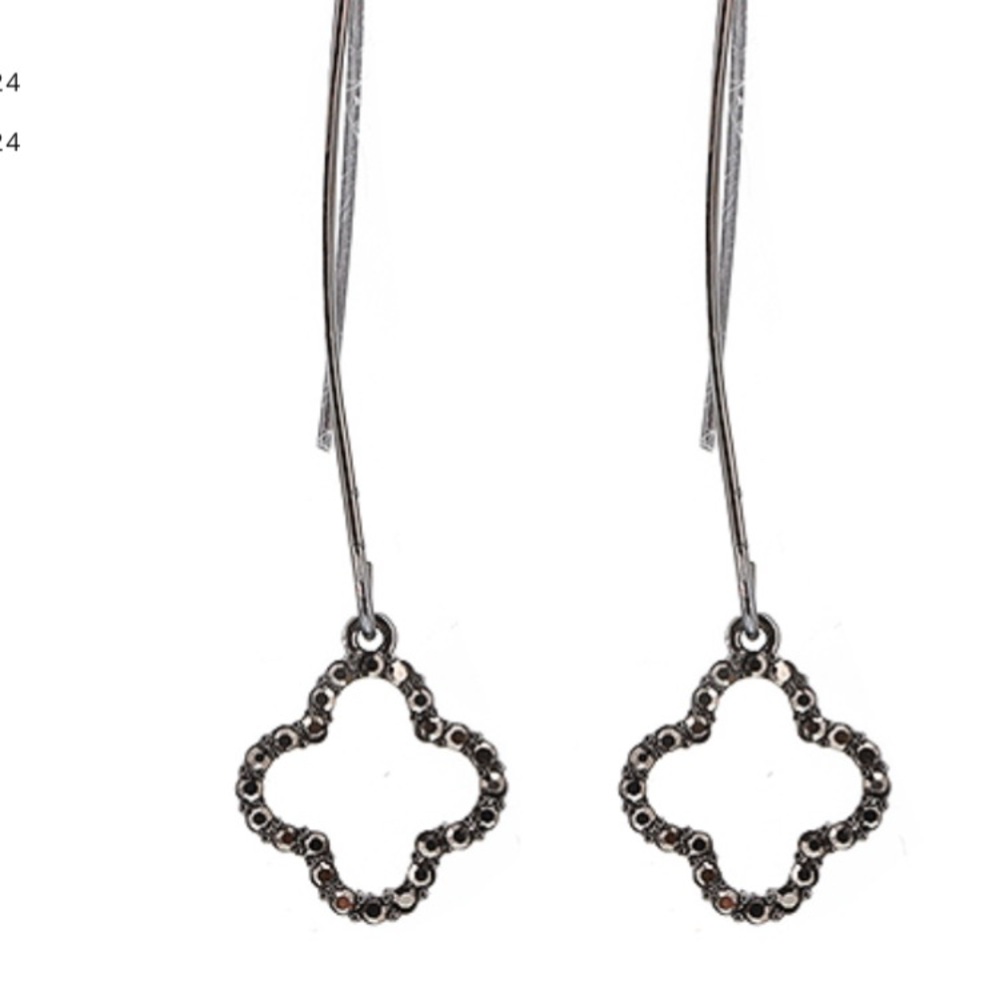 Elegant Silver Drop Earrings